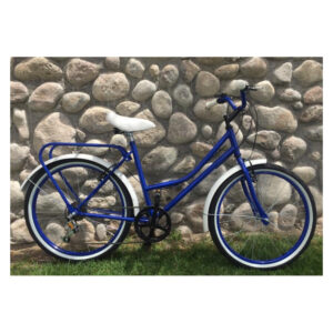Biclicleta Retro Jessie Azul con Blanco (R26/R24)